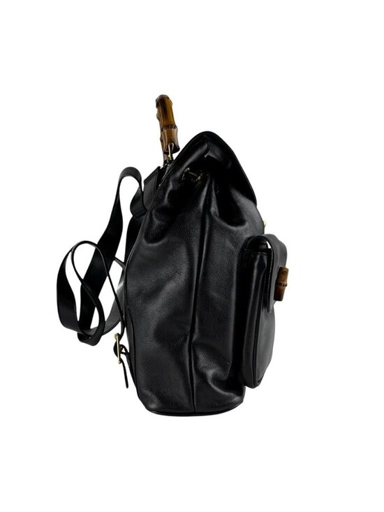 Gucci Backpack Bamboo Black